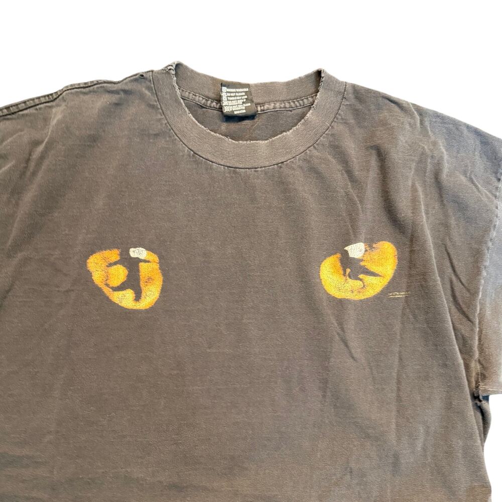 Vintage CATS Musical T-Shirt XL Single Stitch Black PolyGram Merchandising